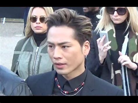 Hiroomi Tosaka 登坂 広臣 @ Paris Fashion Week 21 january .